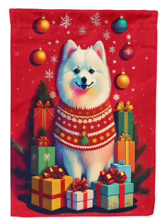 Buy this Japanese Spitz Holiday Christmas Garden Flag