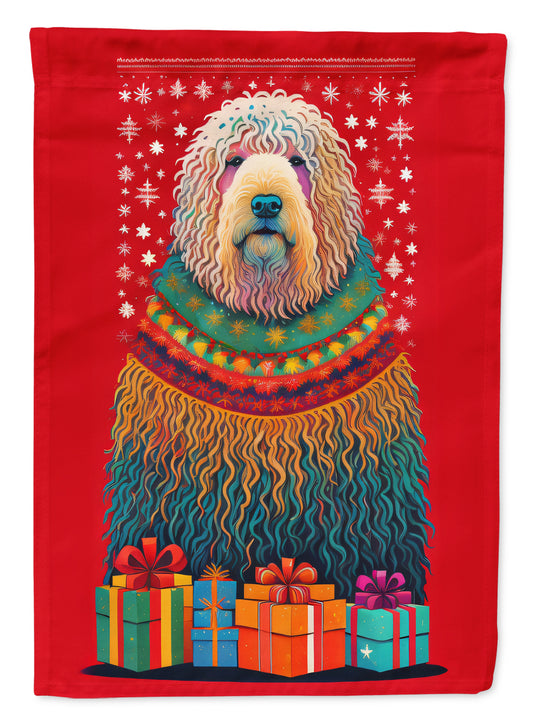 Buy this Komondor Holiday Christmas House Flag