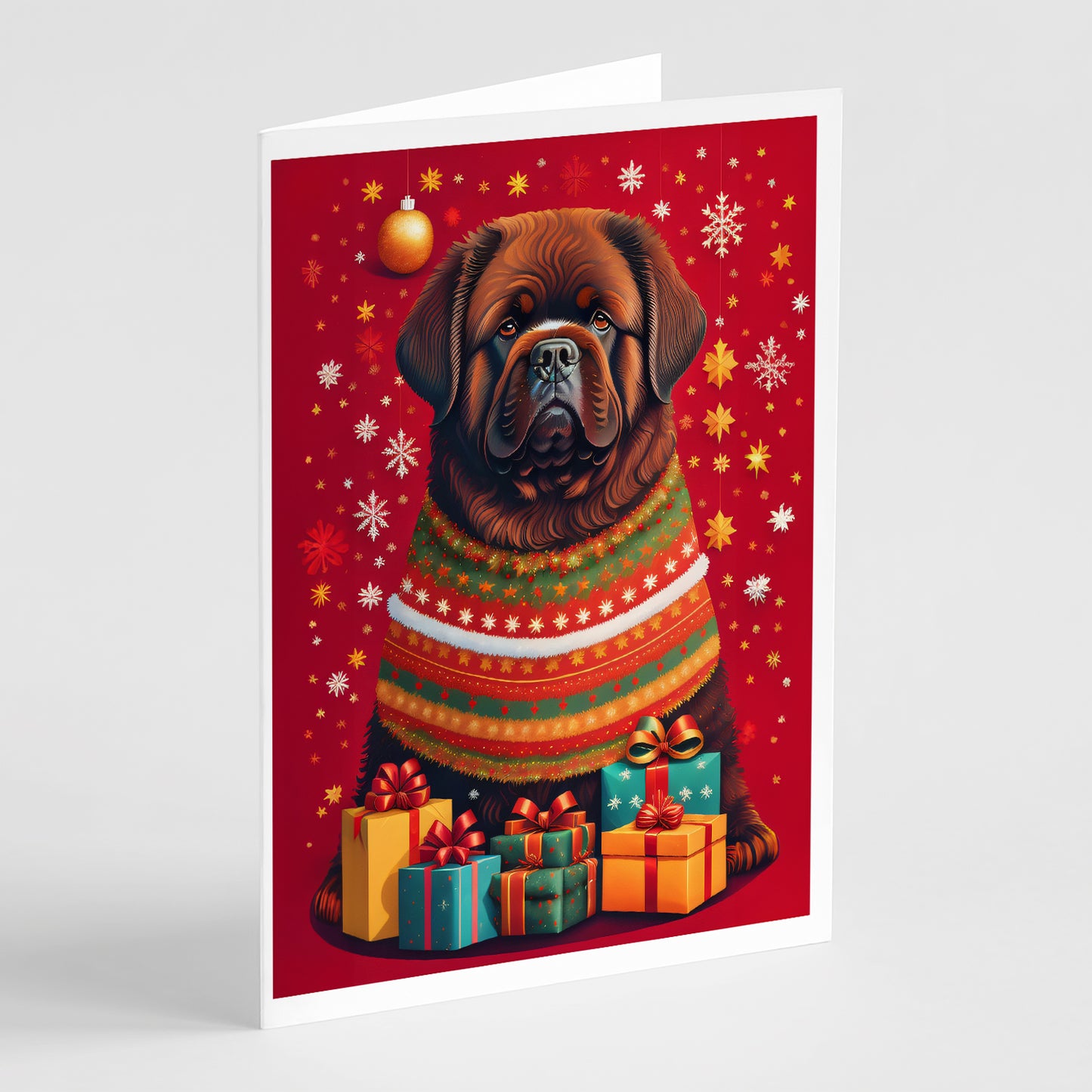 Buy this Newfoundland Holiday Christmas Greeting Cards Pack of 8