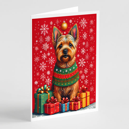 Buy this Norwich Terrier Holiday Christmas Greeting Cards Pack of 8