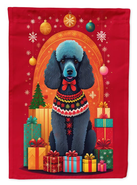 Buy this Poodle Holiday Christmas House Flag