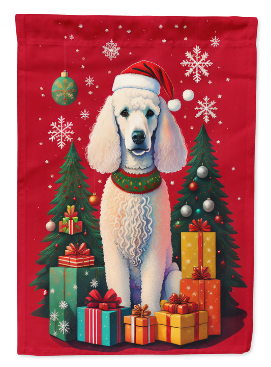 Buy this Poodle Holiday Christmas House Flag