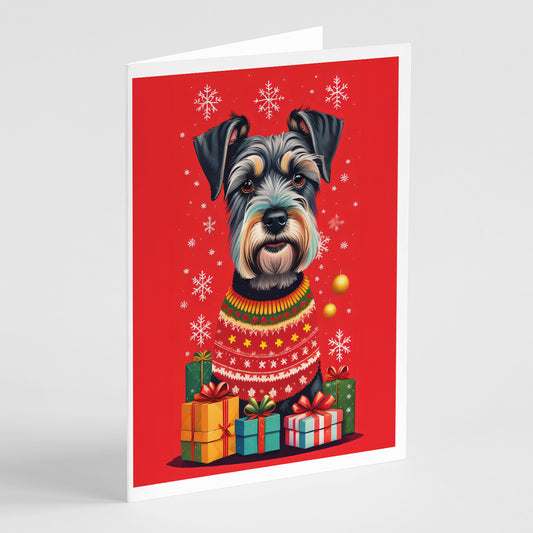 Buy this Schnauzer Holiday Christmas Greeting Cards Pack of 8