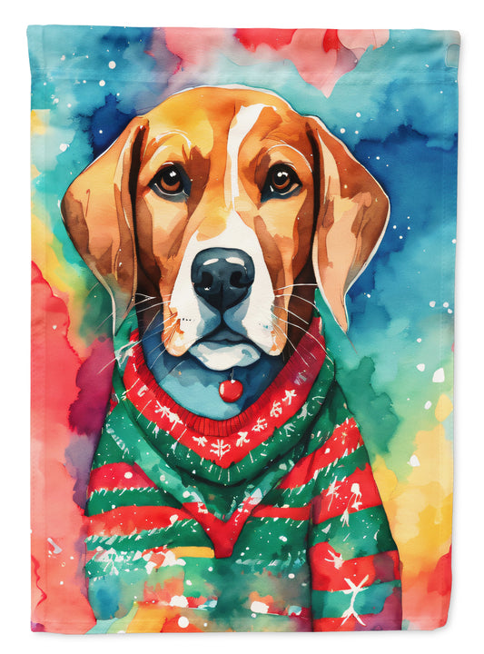 Buy this Beagle Christmas House Flag