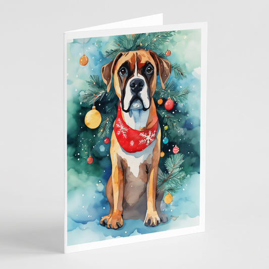Buy this Boxer Christmas Greeting Cards Pack of 8