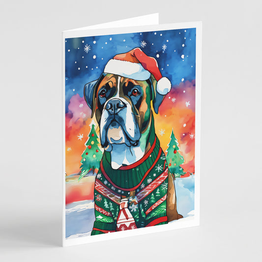 Buy this Boxer Christmas Greeting Cards Pack of 8