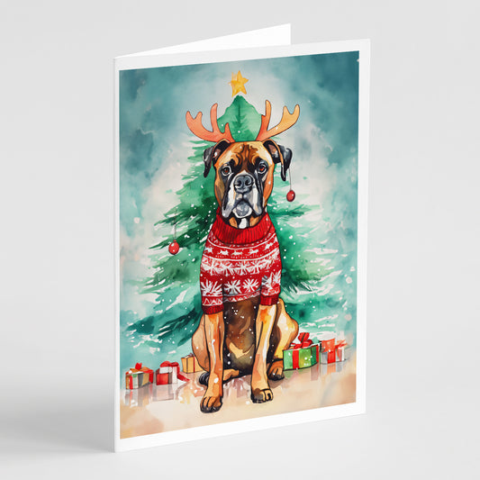 Buy this Boxer Christmas Greeting Cards Pack of 8