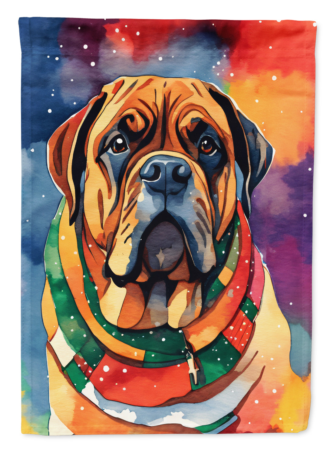 Buy this Bullmastiff Christmas Garden Flag