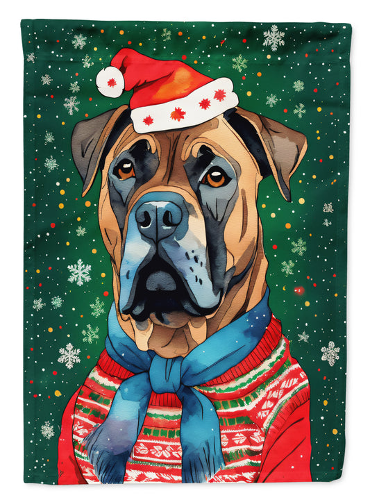 Buy this Cane Corso Christmas House Flag