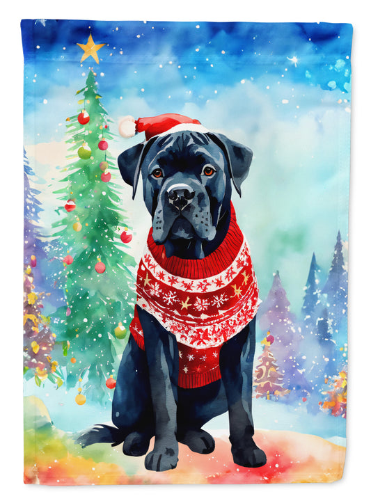 Buy this Cane Corso Christmas House Flag