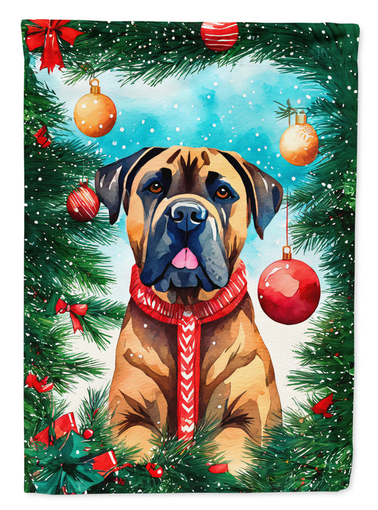 Buy this Cane Corso Christmas House Flag