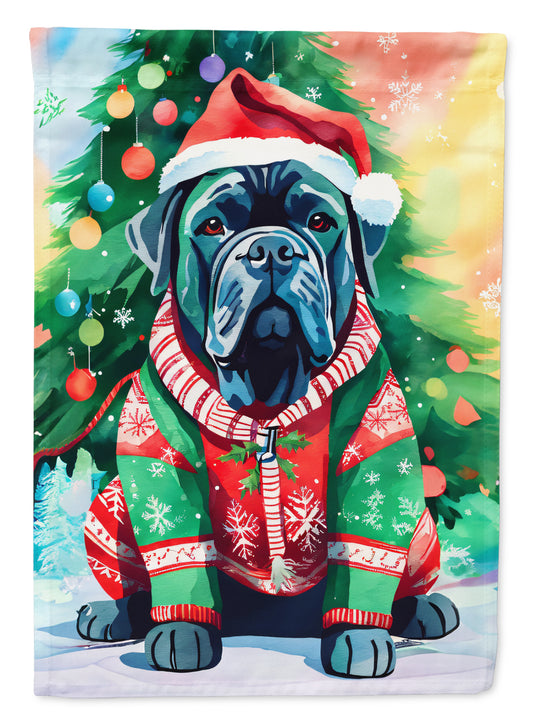 Buy this Cane Corso Christmas House Flag
