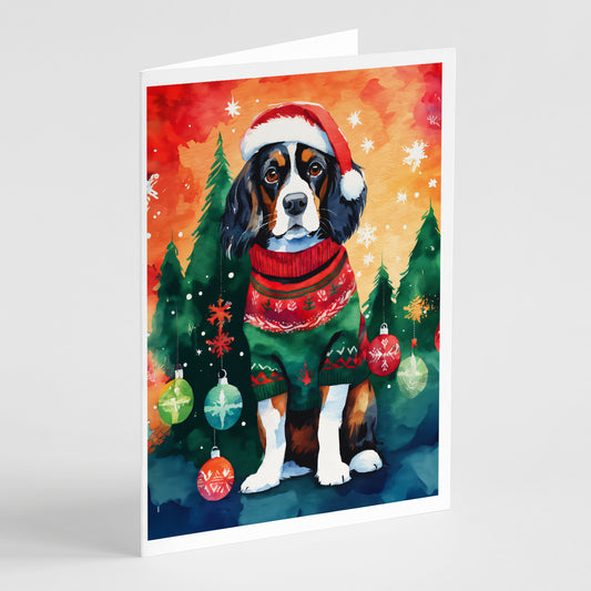 Buy this Cavalier Spaniel Christmas Greeting Cards Pack of 8