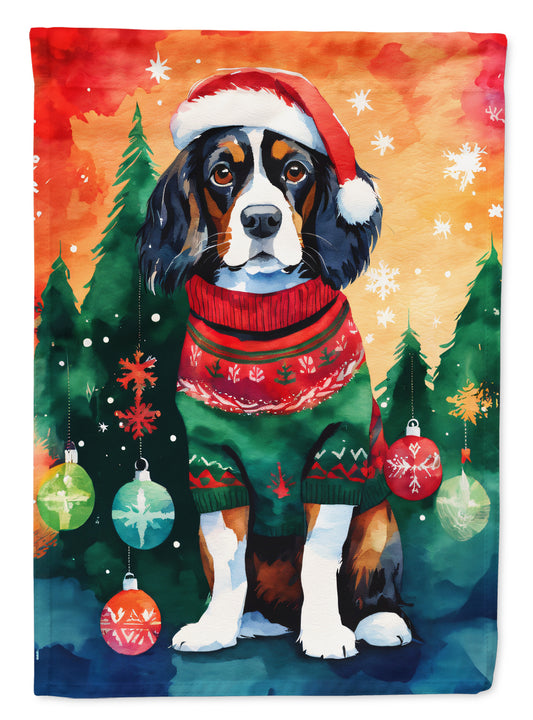 Buy this Cavalier Spaniel Christmas Garden Flag