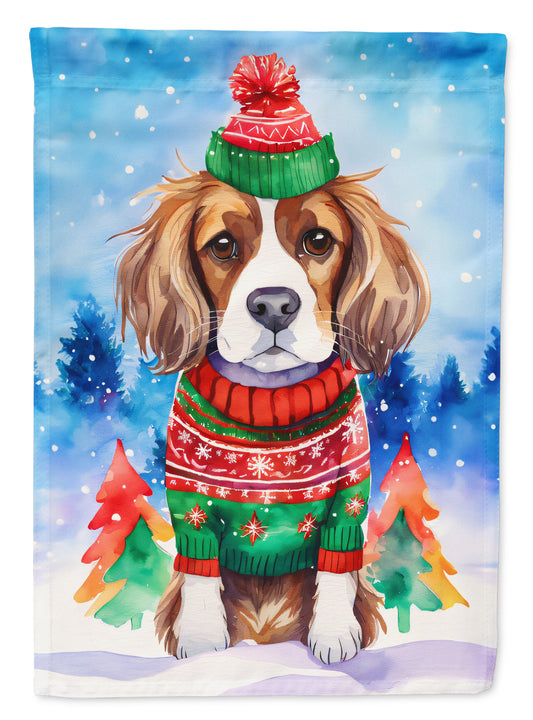 Buy this Cavalier Spaniel Christmas Garden Flag