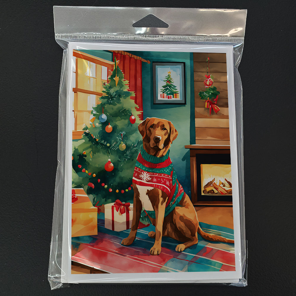 Chesapeake Bay Retriever Christmas Greeting Cards Pack of 8