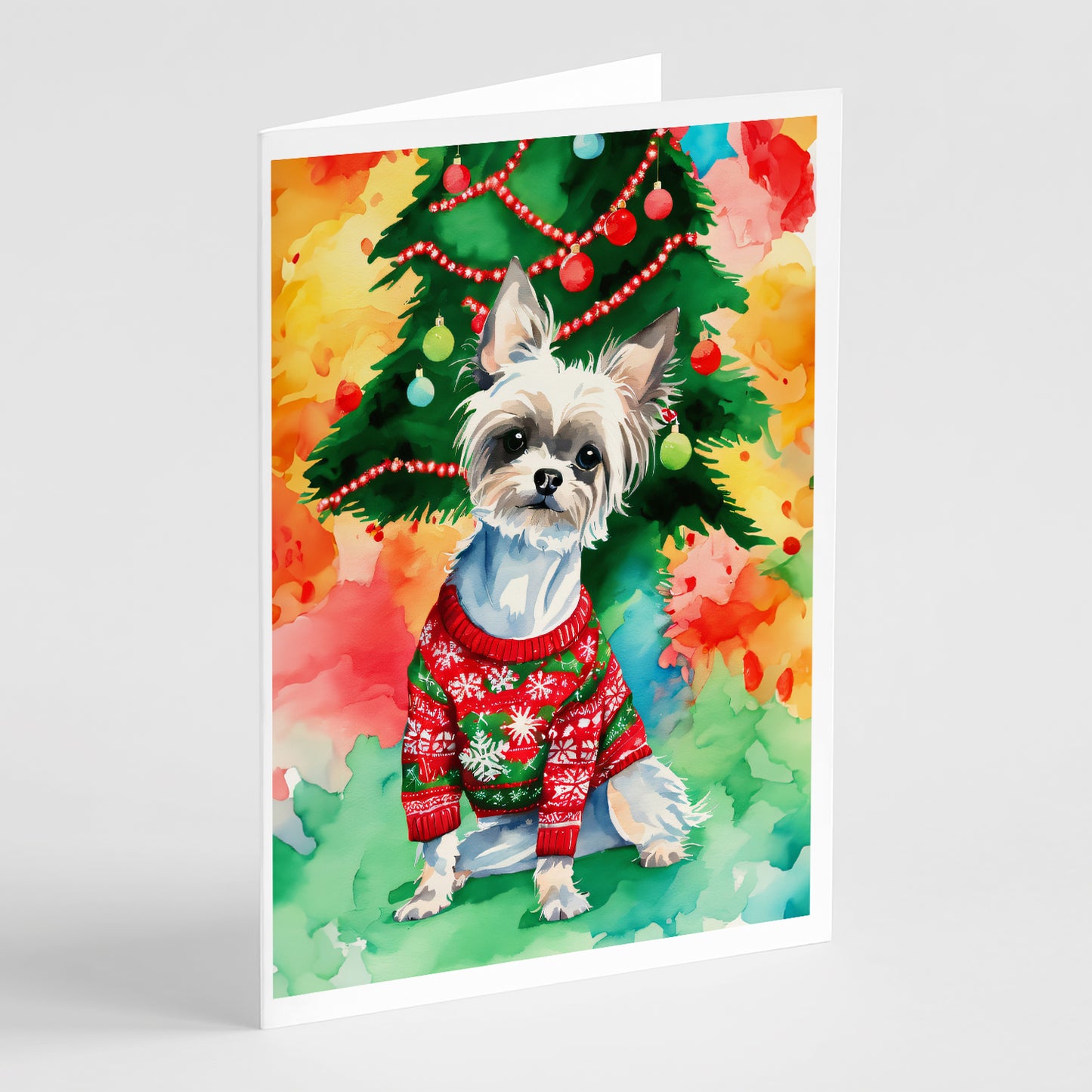 Buy this Chinese Crested Christmas Greeting Cards Pack of 8