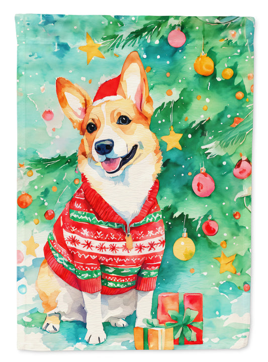 Buy this Corgi Christmas Garden Flag