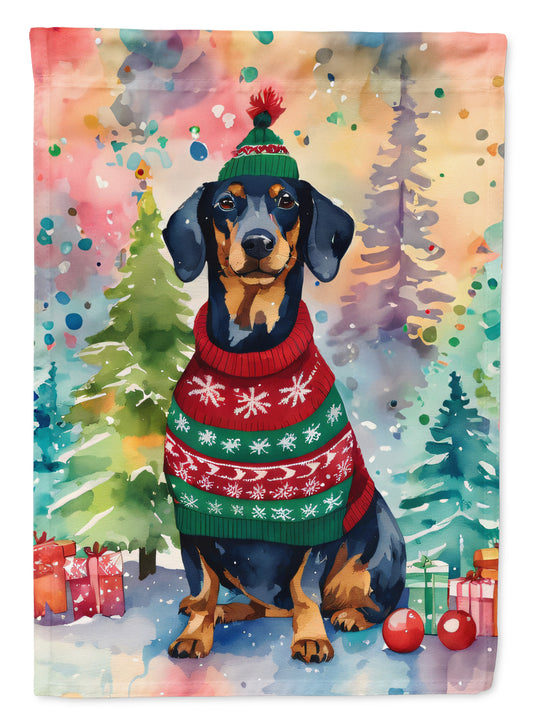 Buy this Dachshund Christmas Garden Flag