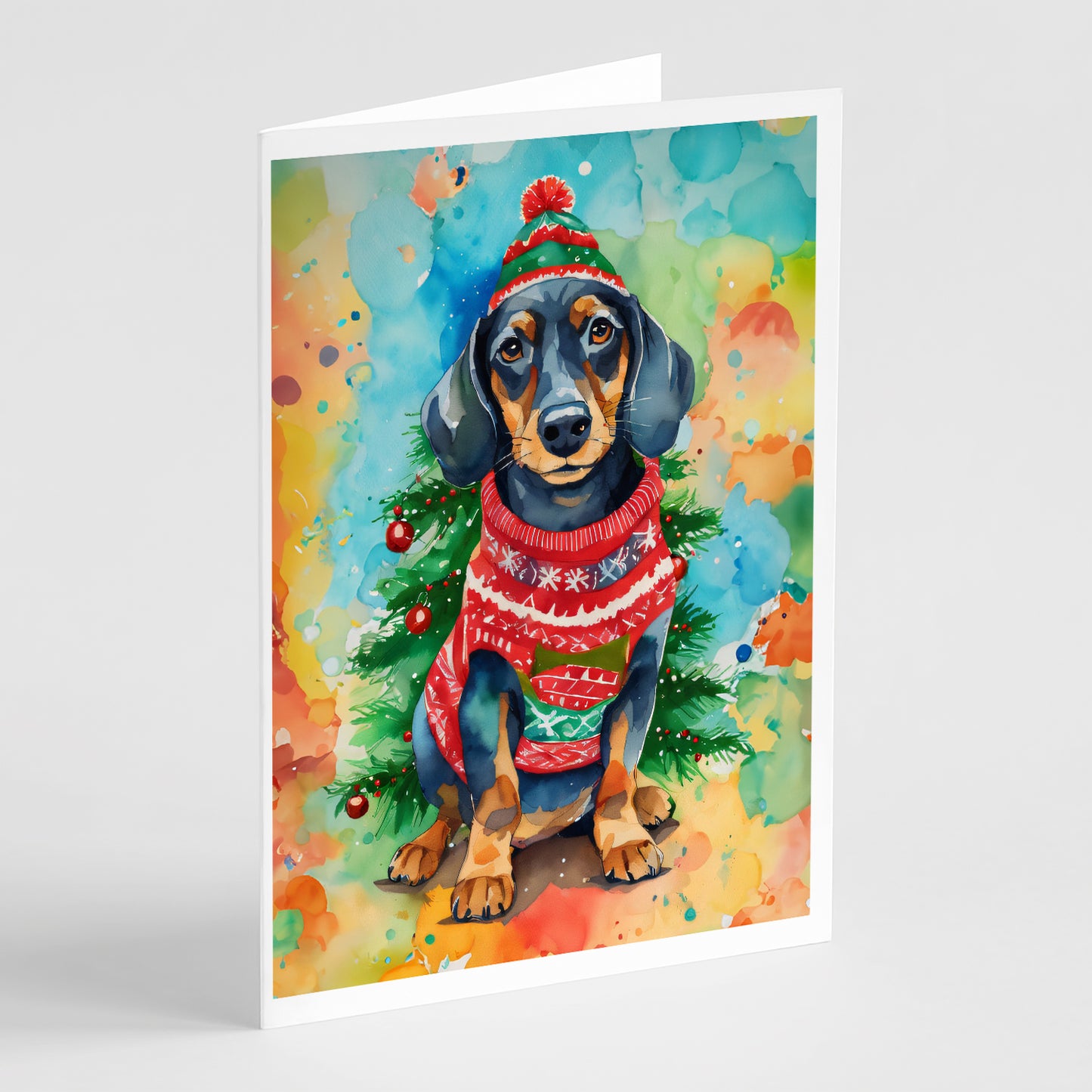 Buy this Dachshund Christmas Greeting Cards Pack of 8