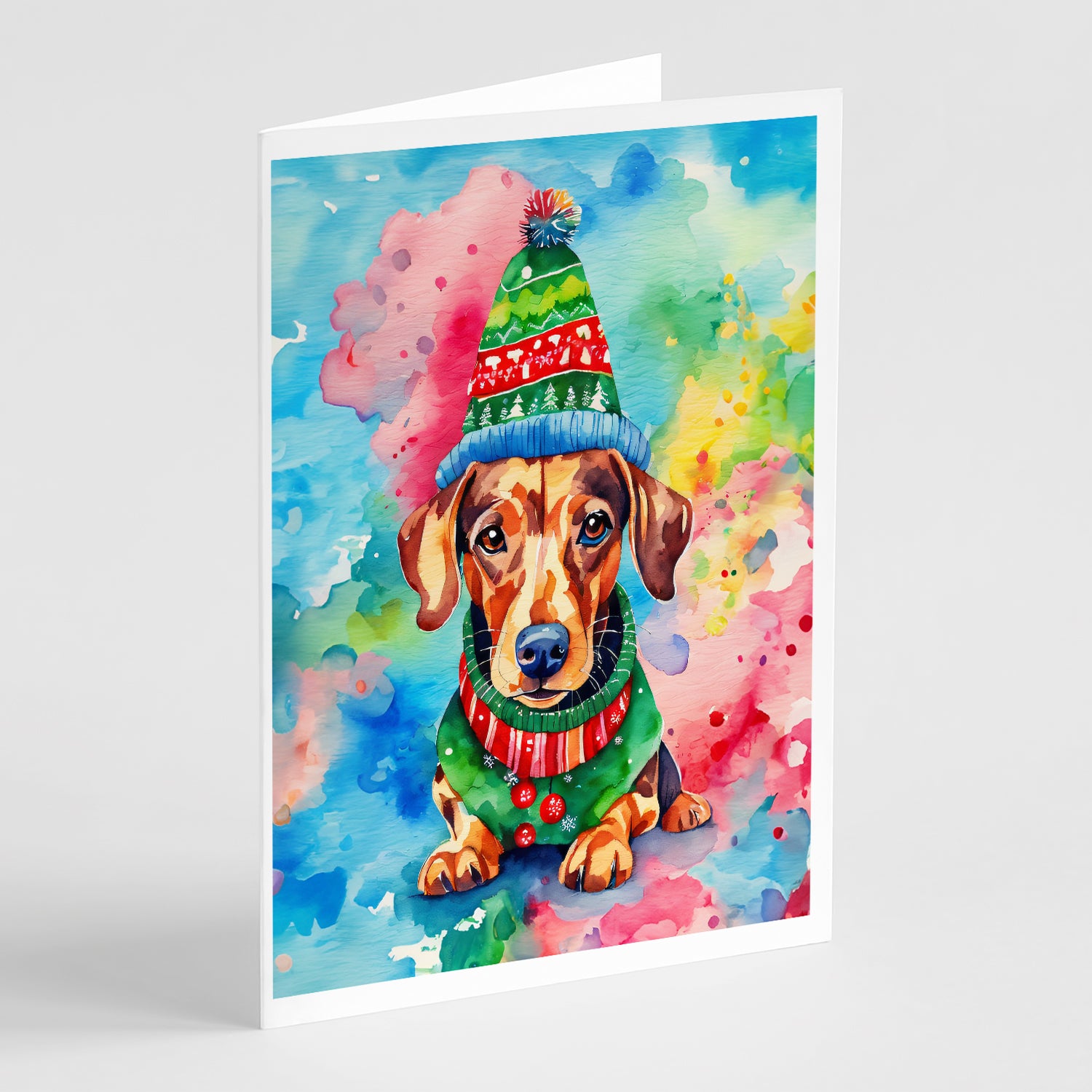 Buy this Dachshund Christmas Greeting Cards Pack of 8