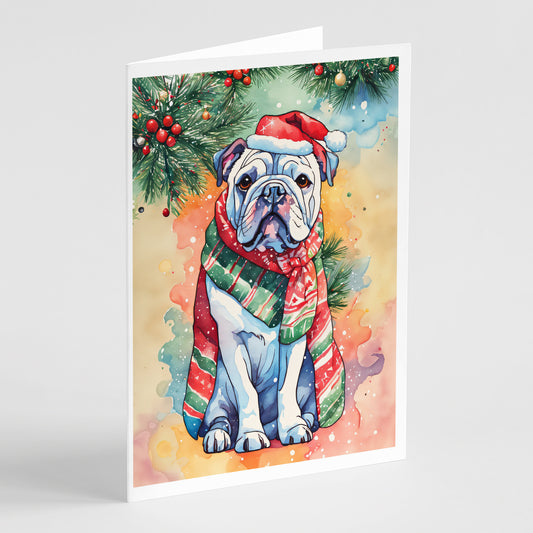 Buy this English Bulldog Christmas Greeting Cards Pack of 8