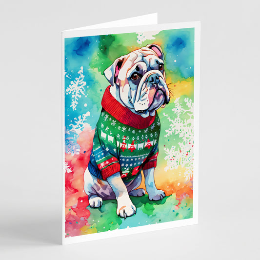 Buy this English Bulldog Christmas Greeting Cards Pack of 8