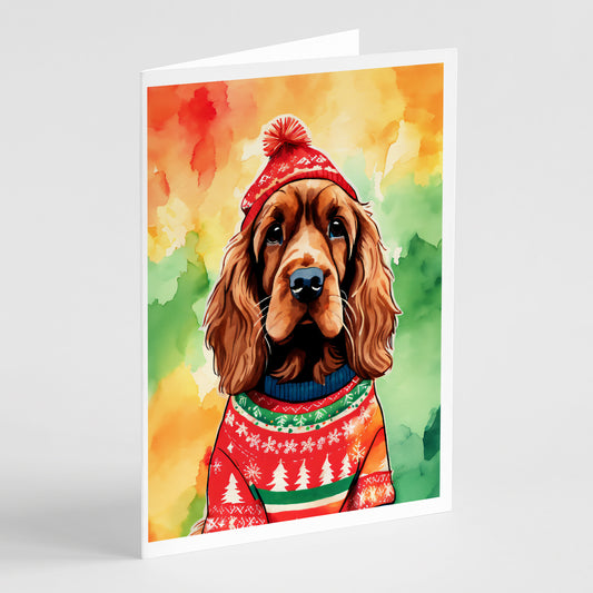 Buy this English Cocker Spaniel Christmas Greeting Cards Pack of 8