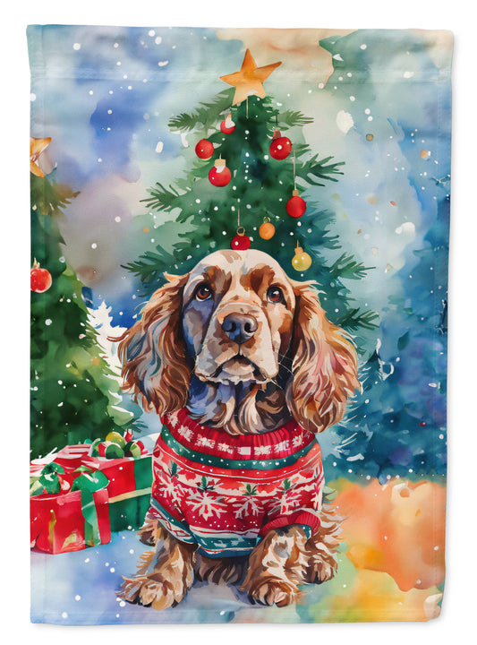 Buy this English Cocker Spaniel Christmas Garden Flag