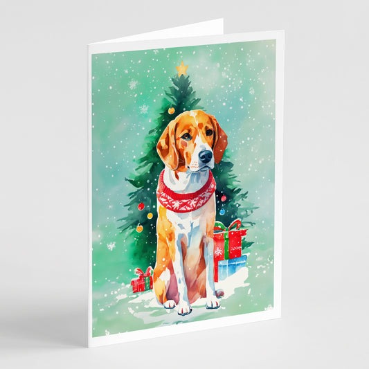 Buy this English Foxhound Christmas Greeting Cards Pack of 8