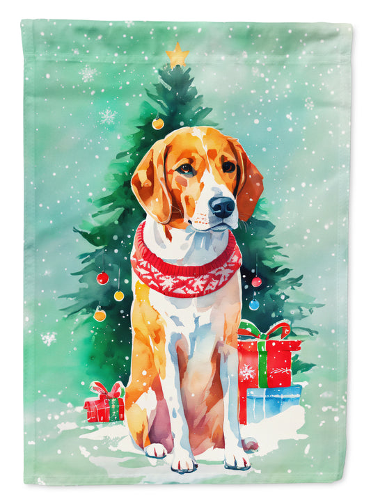 Buy this English Foxhound Christmas Garden Flag