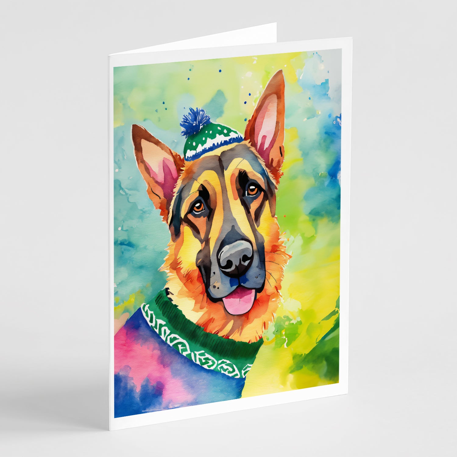 Buy this German Shepherd Christmas Greeting Cards Pack of 8