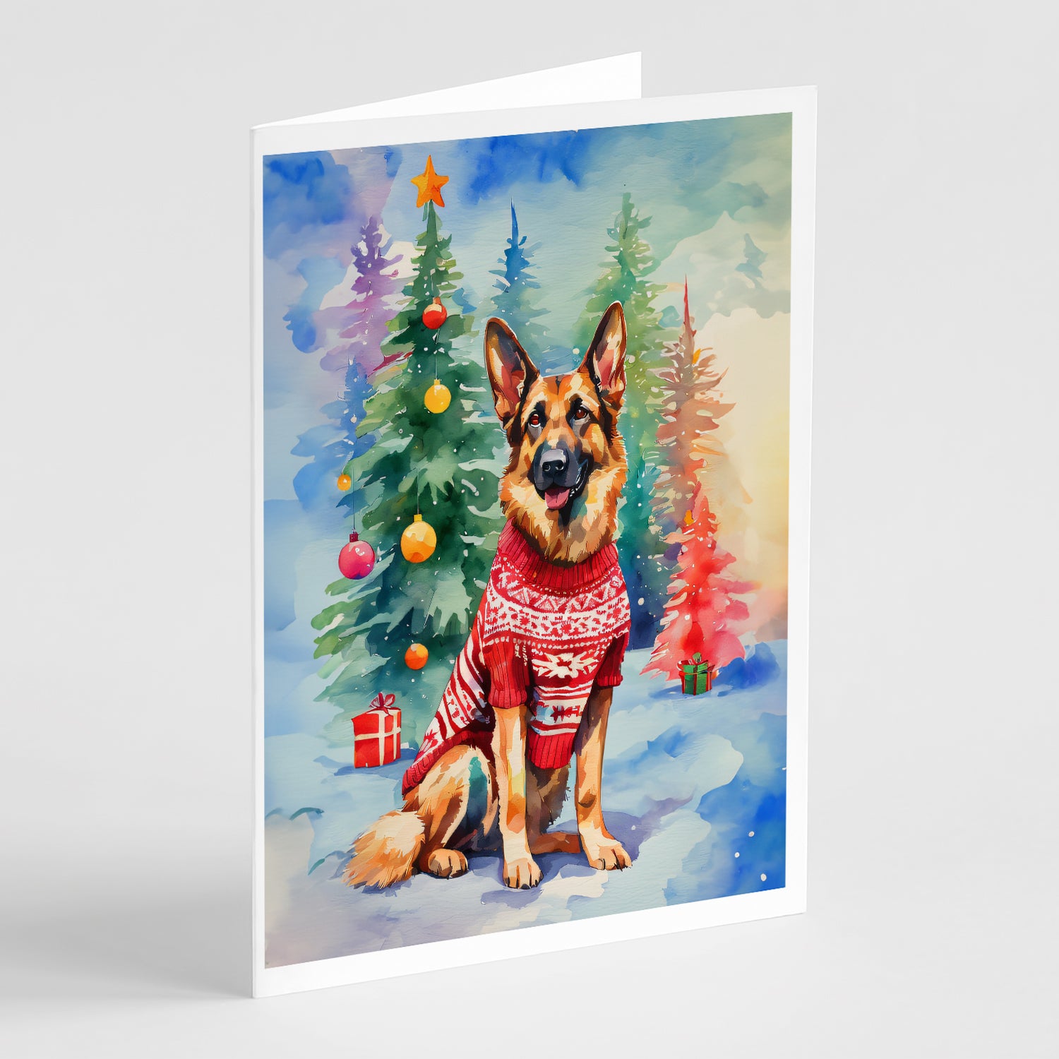 Buy this German Shepherd Christmas Greeting Cards Pack of 8