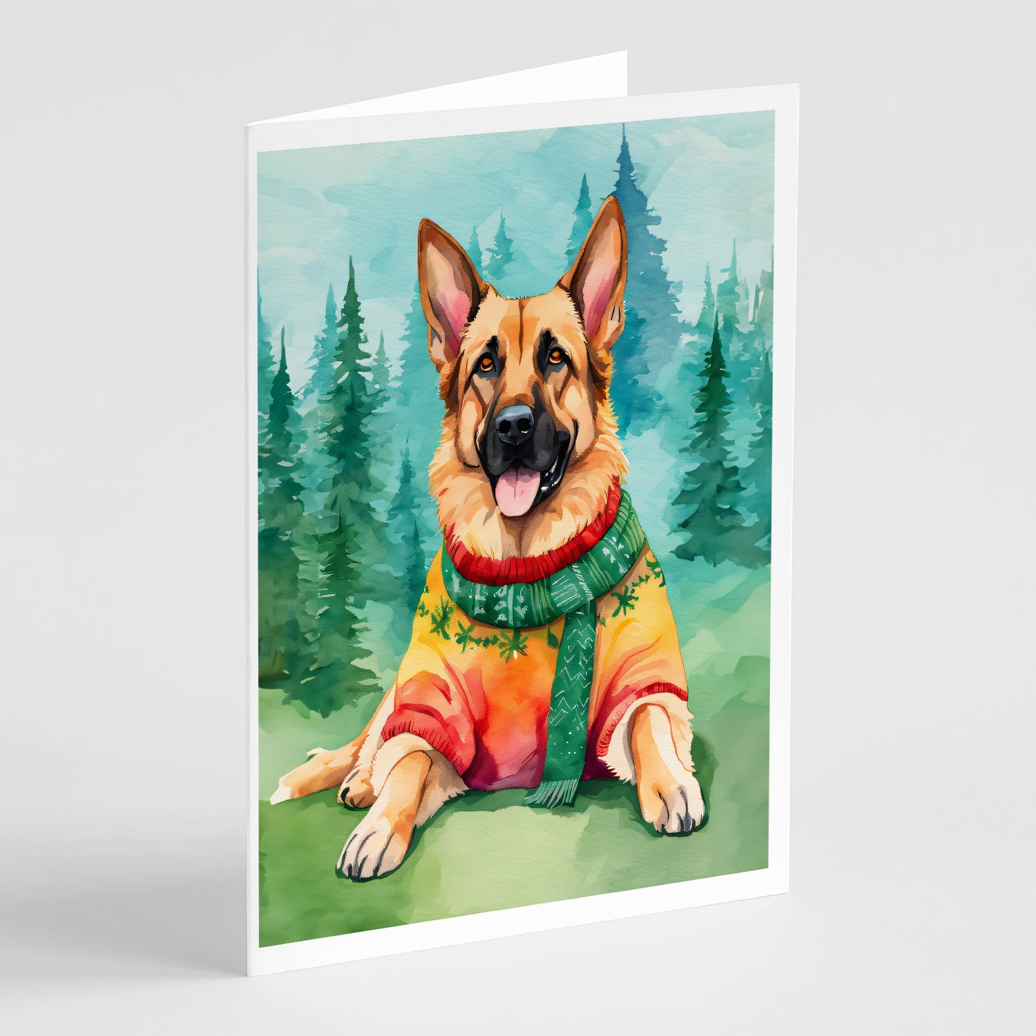 Buy this German Shepherd Christmas Greeting Cards Pack of 8