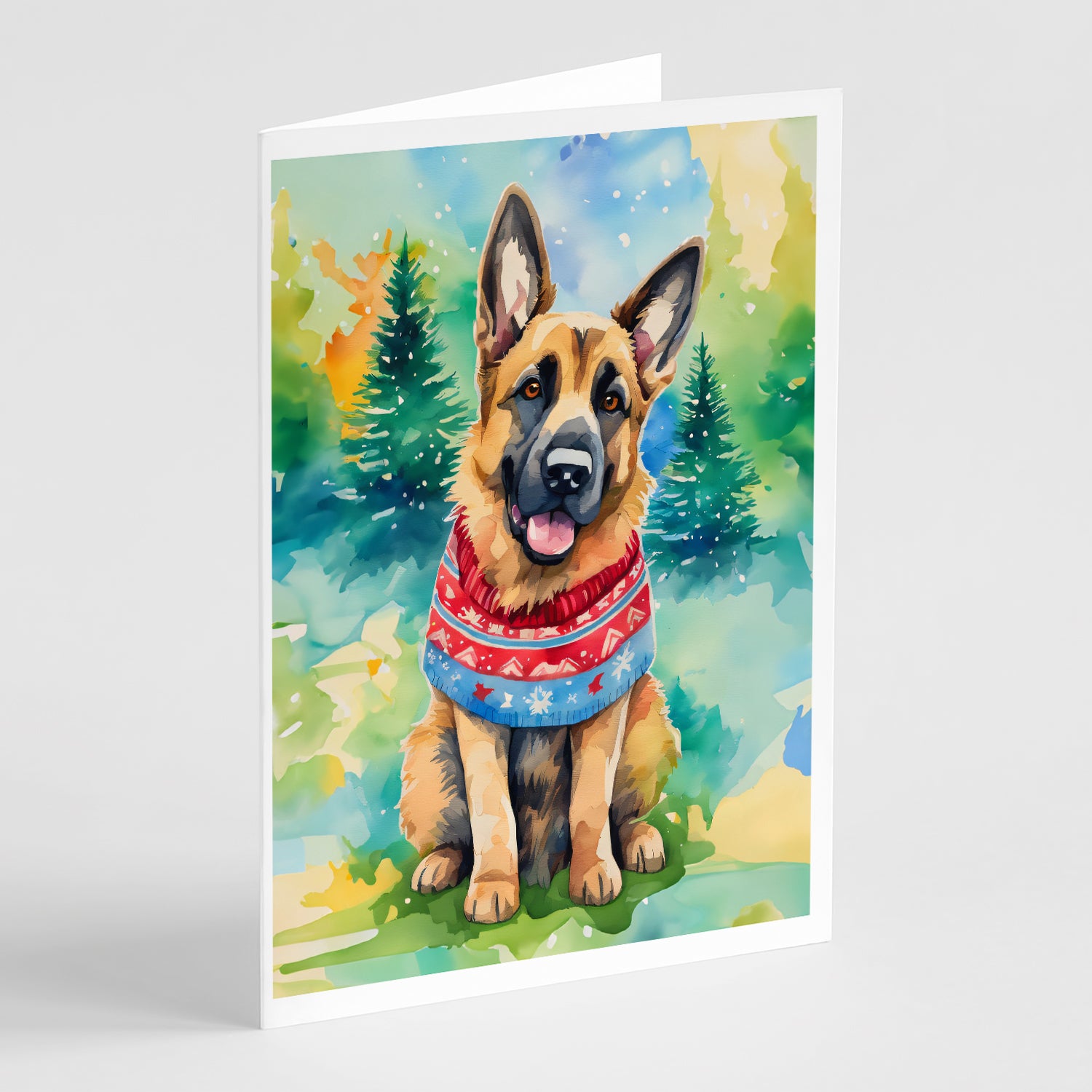 Buy this German Shepherd Christmas Greeting Cards Pack of 8