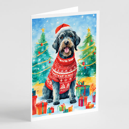 Buy this German Wirehaired Pointer Christmas Greeting Cards Pack of 8