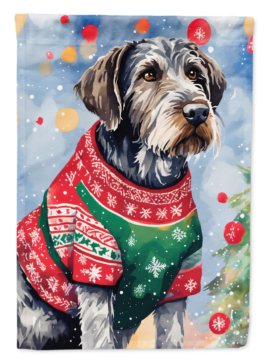 Buy this German Wirehaired Pointer Christmas Garden Flag