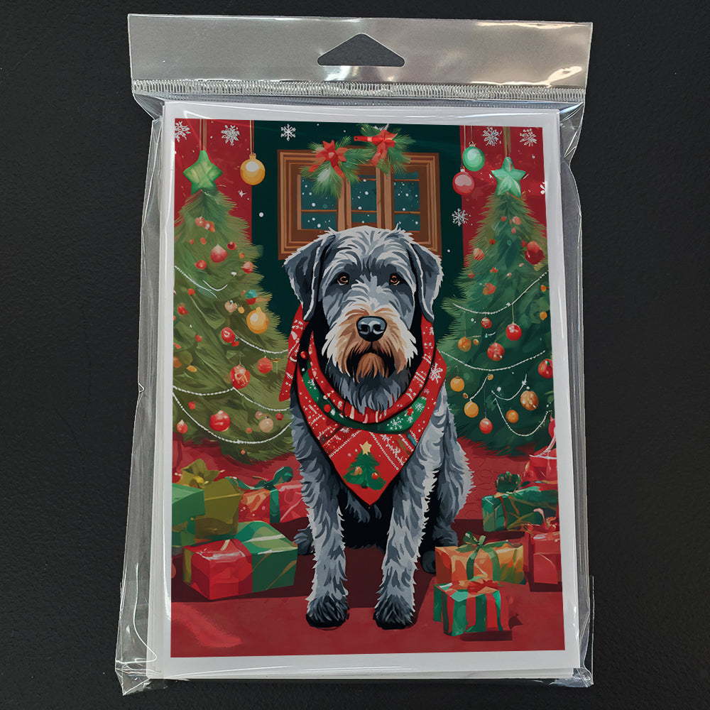 German Wirehaired Pointer Christmas Greeting Cards Pack of 8