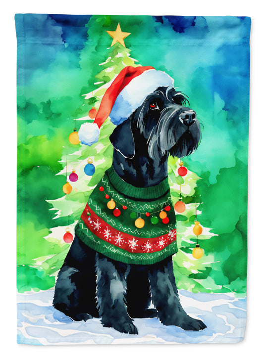 Buy this Giant Schnauzer Christmas House Flag