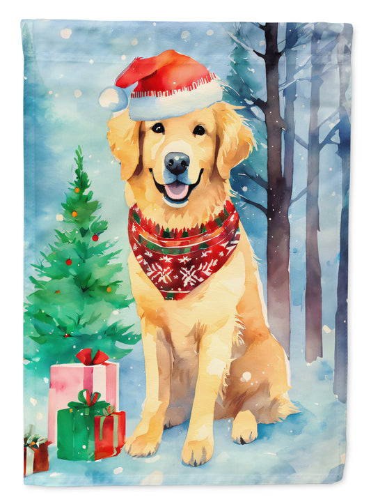 Buy this Golden Retriever Christmas House Flag