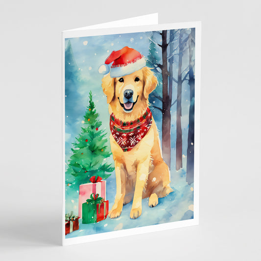 Buy this Golden Retriever Christmas Greeting Cards Pack of 8