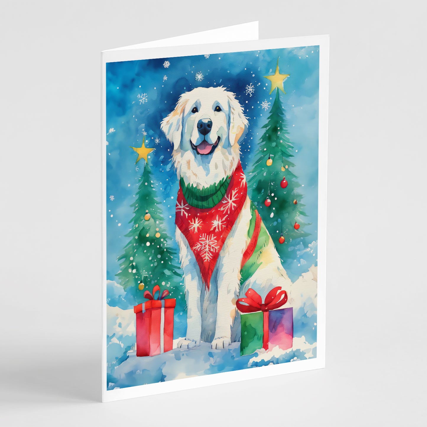 Buy this Great Pyrenees Christmas Greeting Cards Pack of 8