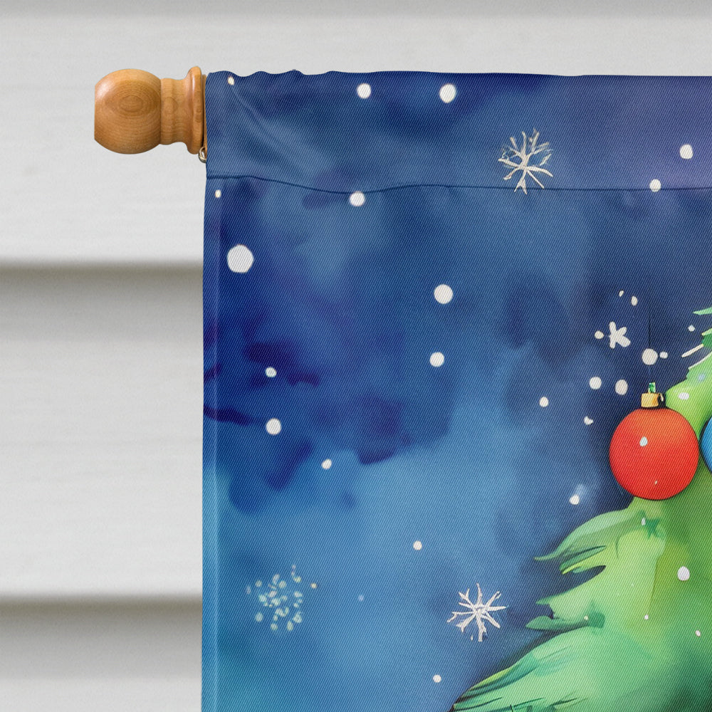 Great Pyrenees Christmas House Flag