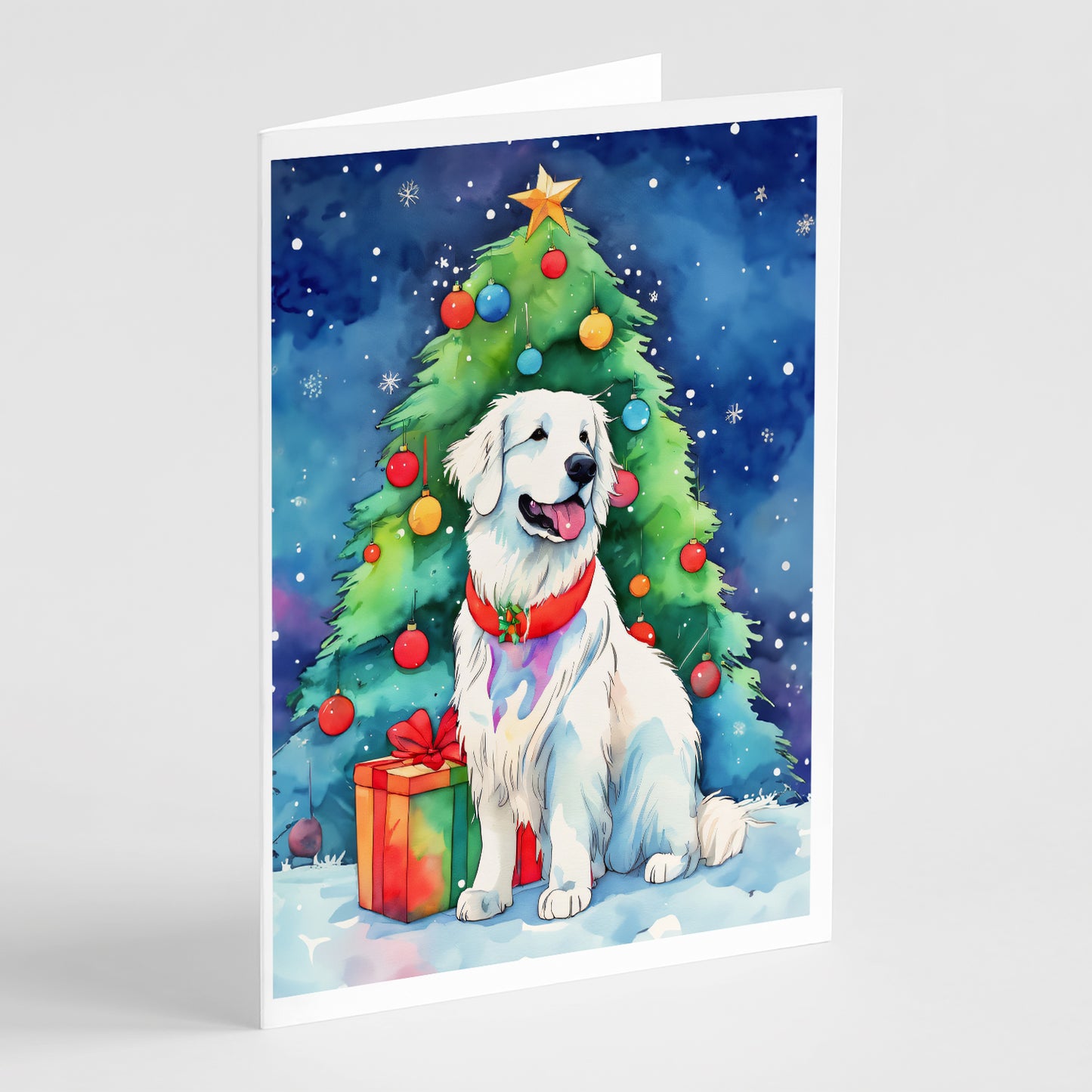 Buy this Great Pyrenees Christmas Greeting Cards Pack of 8