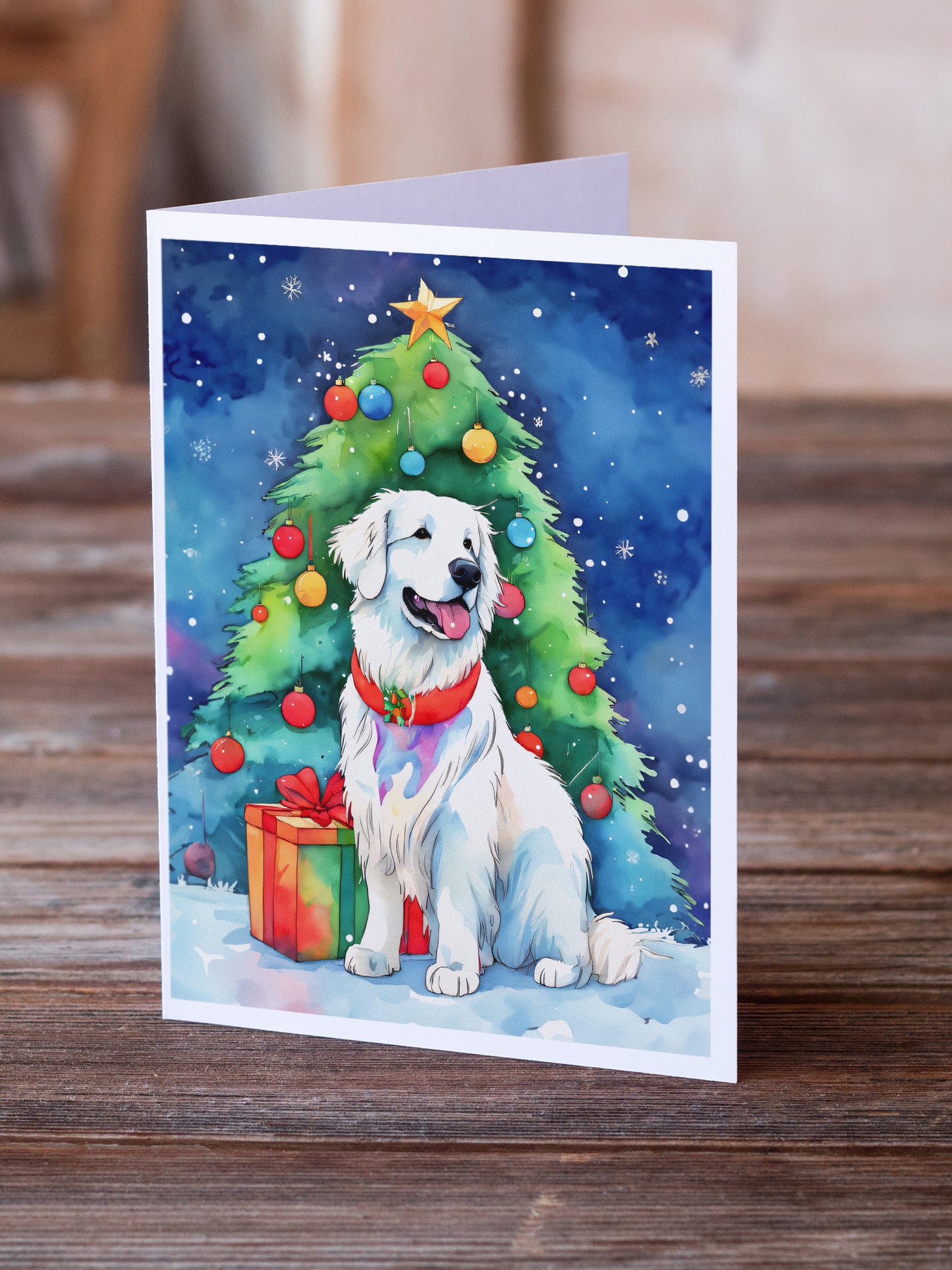 Great Pyrenees Christmas Greeting Cards Pack of 8