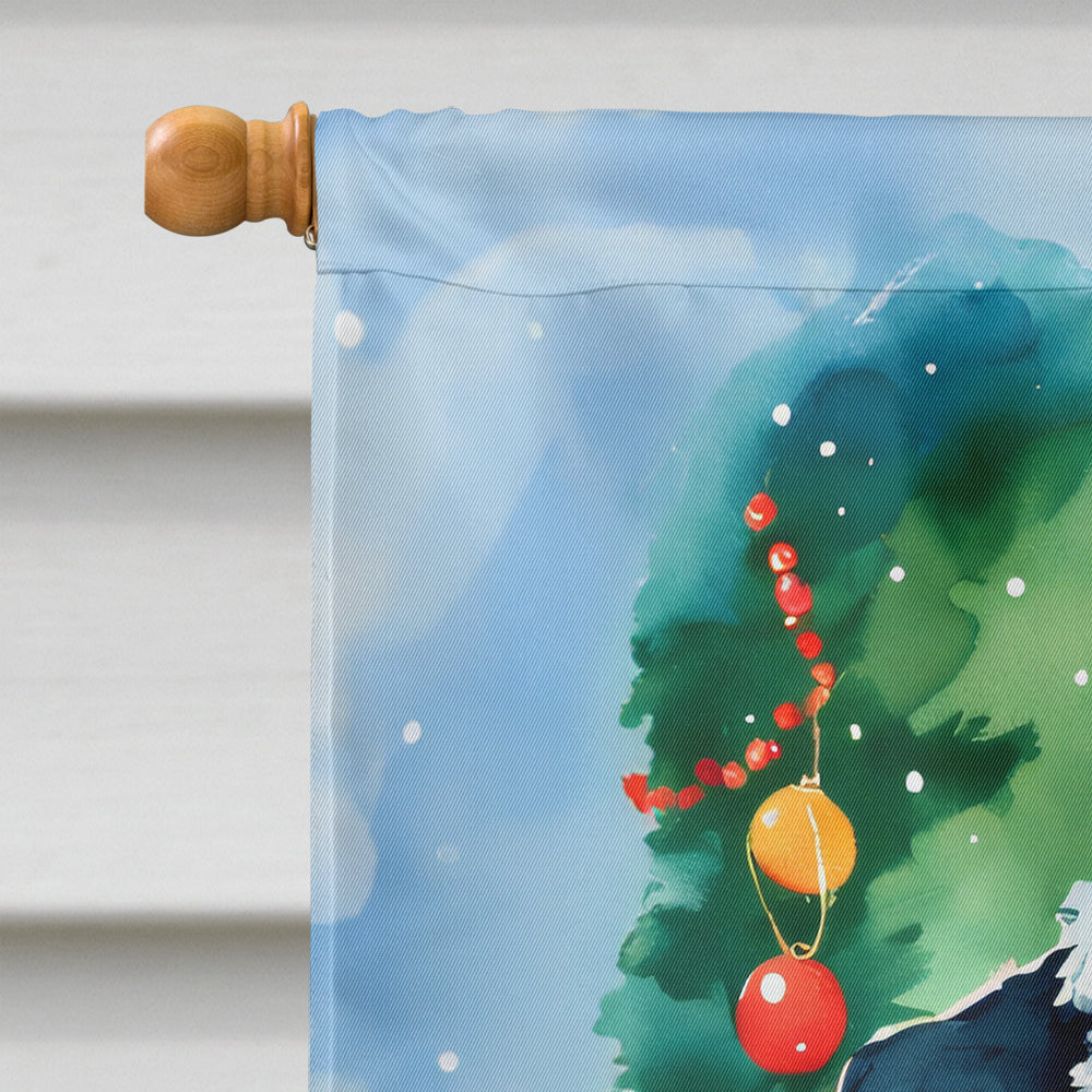 Kerry Blue Terrier Christmas House Flag