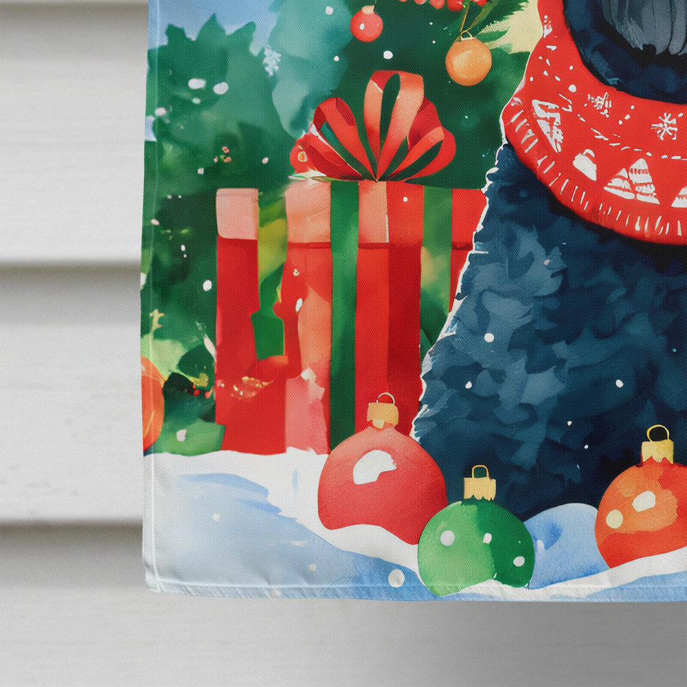 Kerry Blue Terrier Christmas House Flag