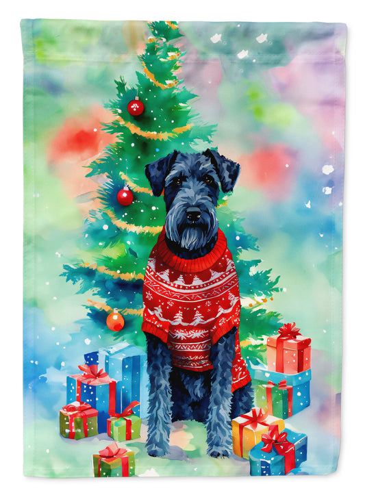 Buy this Kerry Blue Terrier Christmas Garden Flag