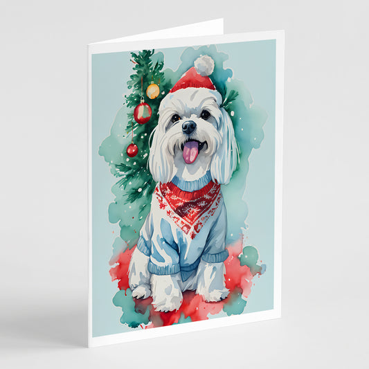 Buy this Maltese Christmas Greeting Cards Pack of 8