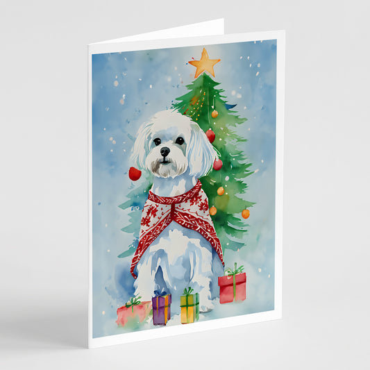 Buy this Maltese Christmas Greeting Cards Pack of 8